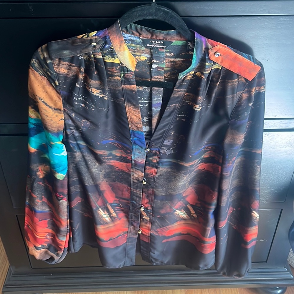 Ted Baker printed blouse